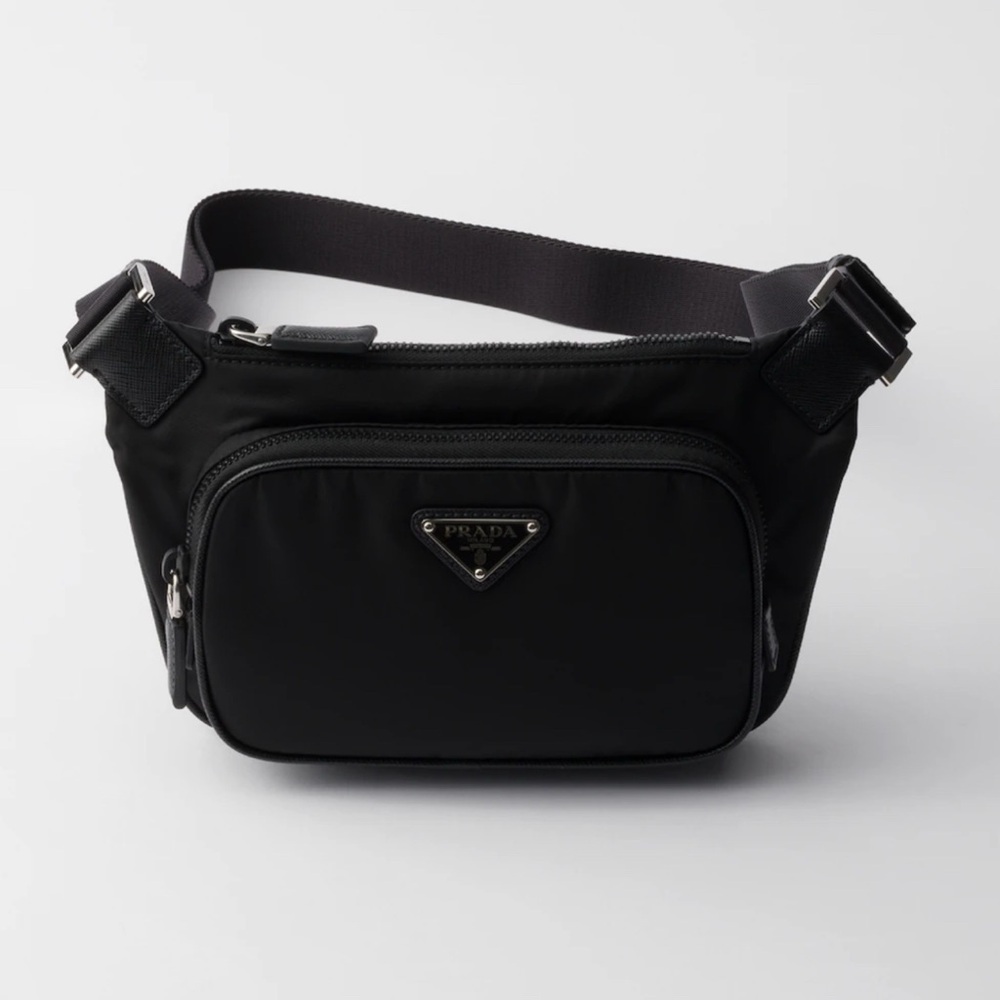 PRADA Re-Nylon and Saffiano leather shoulder bag
